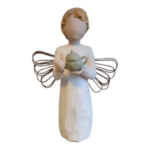 Willow Tree Angel of‎ the Kitchen Sculpture - Cream and Green 5.5" 2004